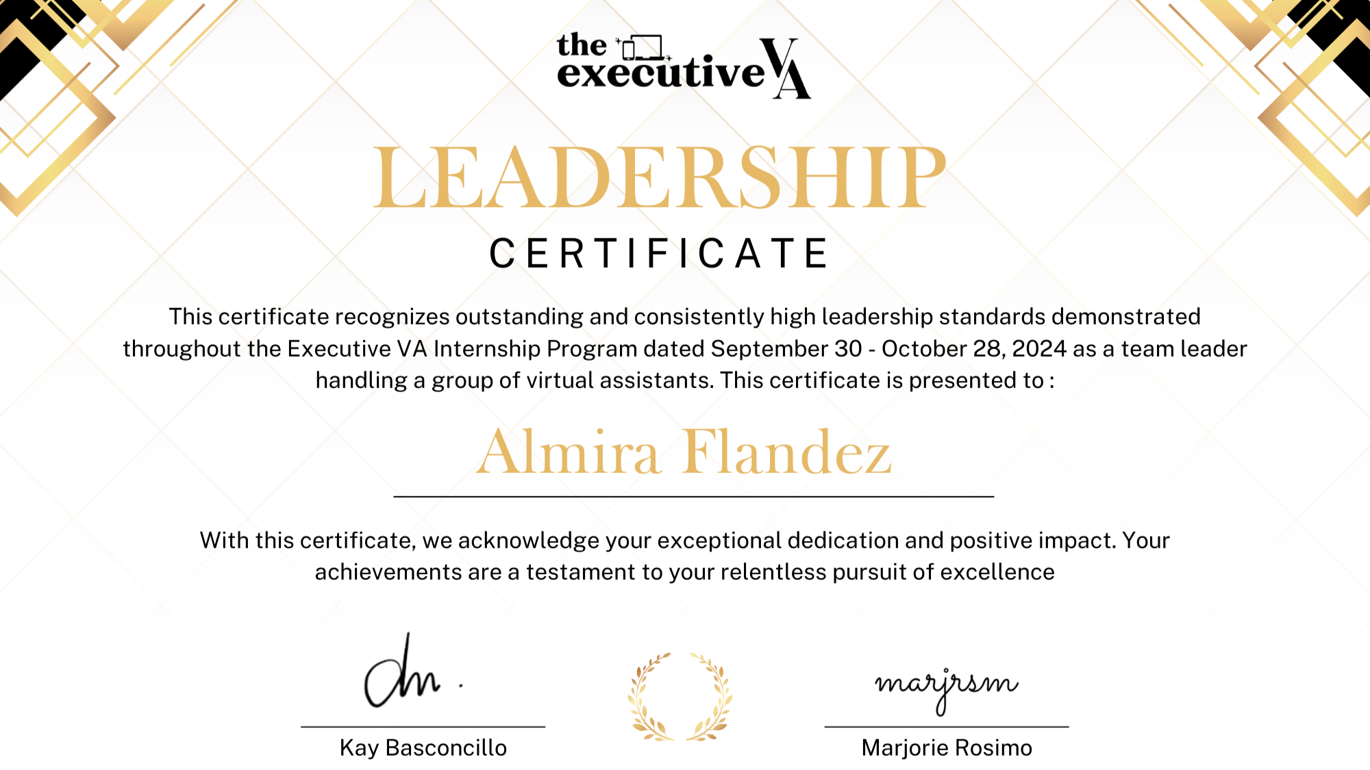 Leadership Certificate